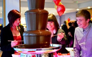Large Medium Chocolate Fountain Hire - Chocolate Fountains R Us