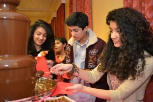 Chocolate Fountain Asian Birthday Party Slough